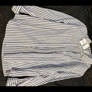 Forever 21 Classic Button-Front Long Sleeve Shirt